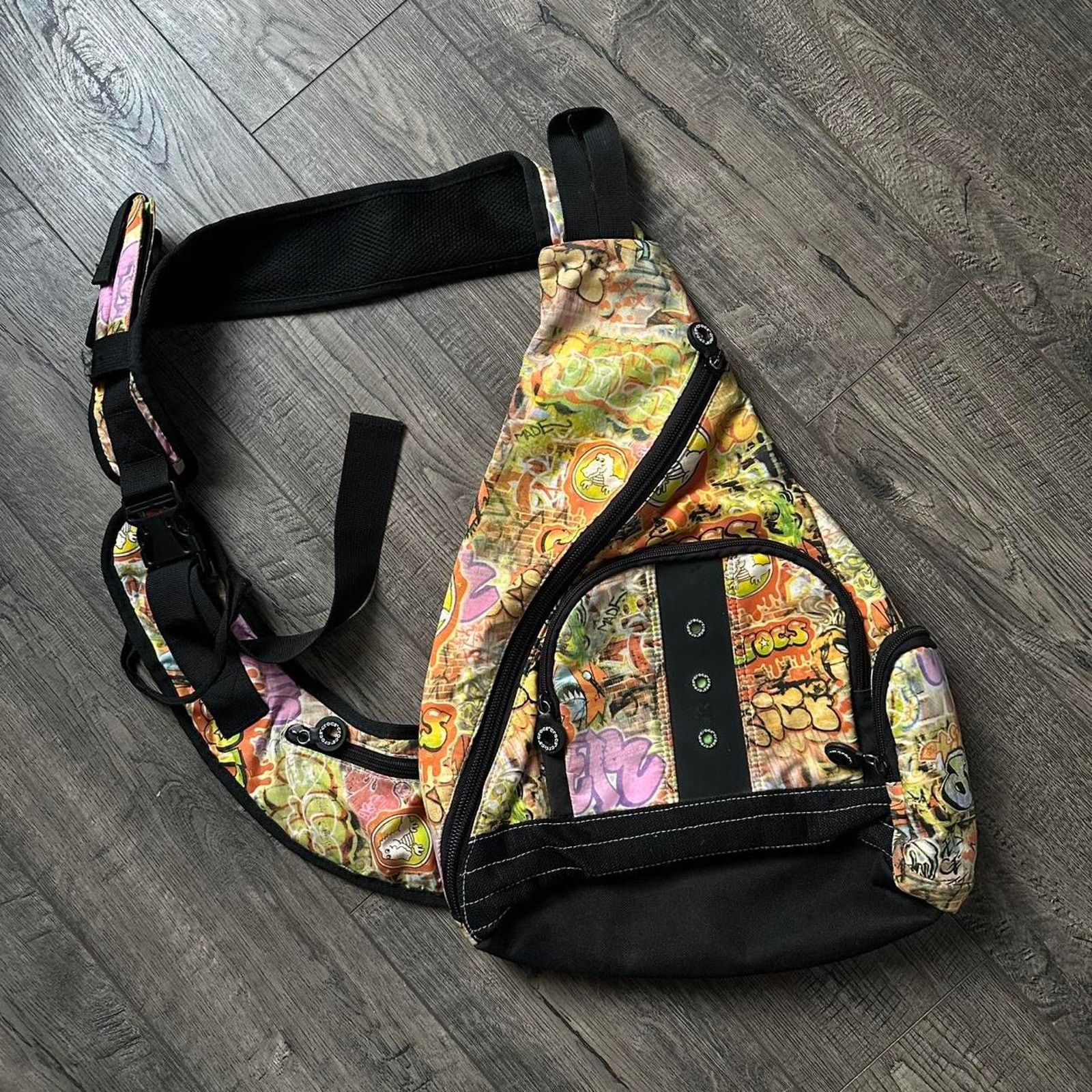 Crocs × Vintage Crocs Vintage Messenger One Strap Crossbody Backpack Bag Size ONE SIZE - 1 Thumbnail