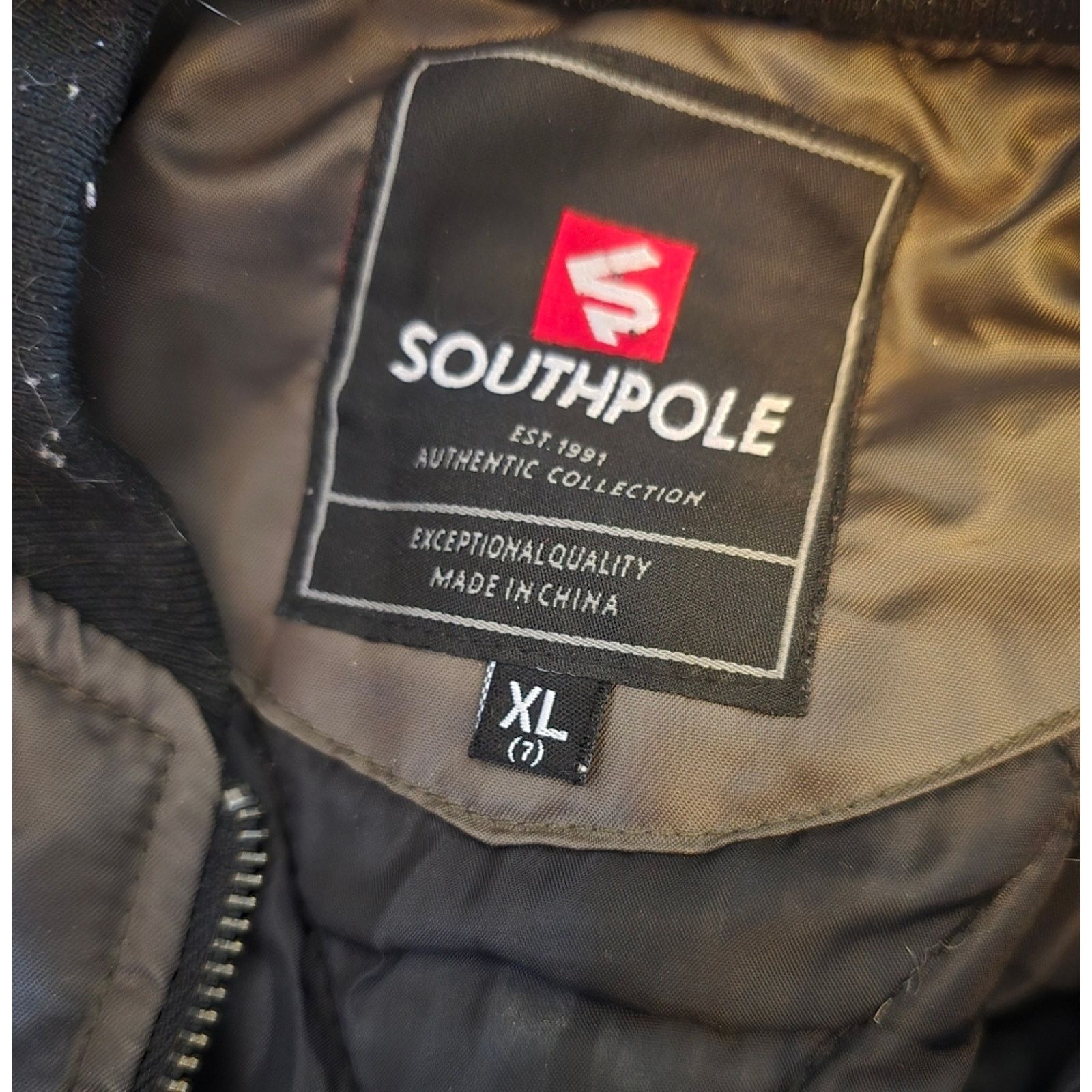 Southpole Olive Black | SOUTHPOLE | Puffer Zip Up Size ONE SIZE - 5 Thumbnail