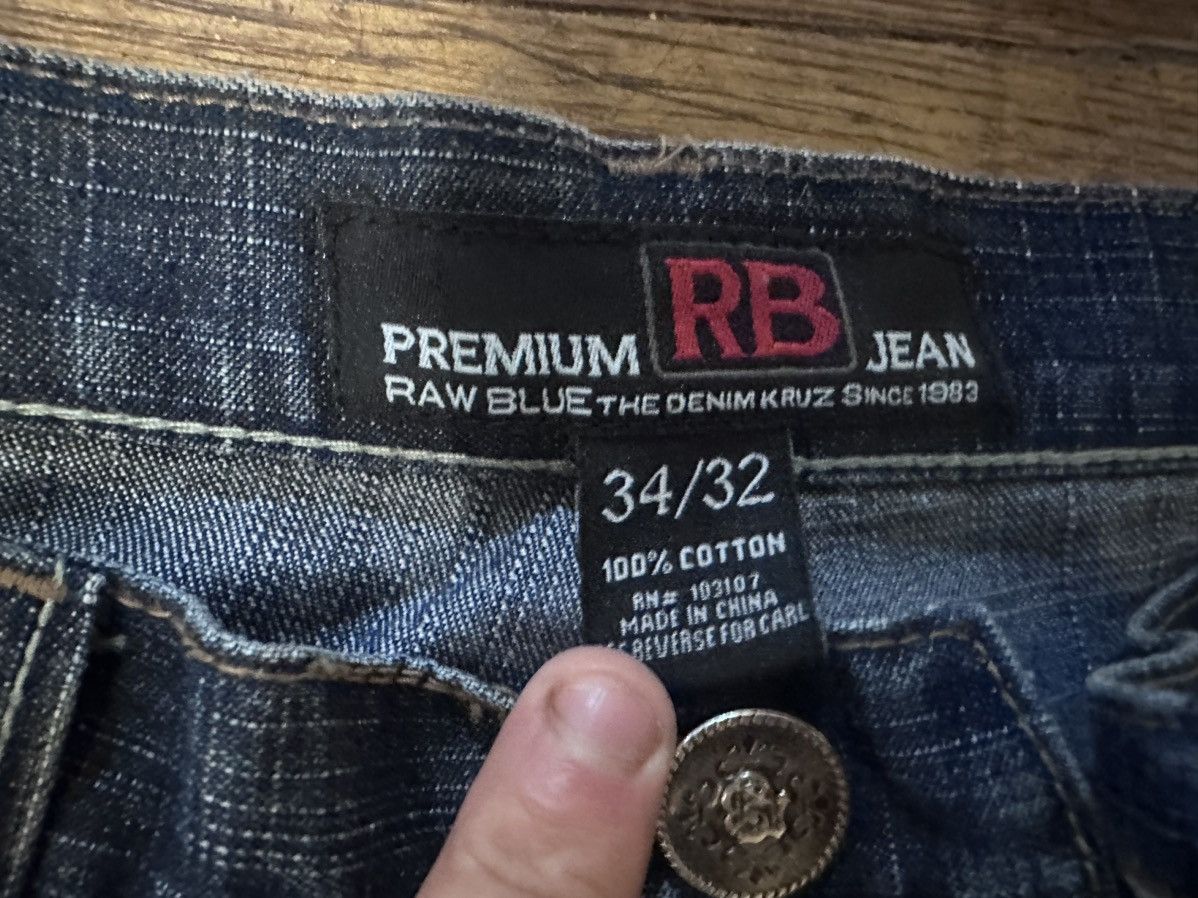 Vintage Raw blue jeans Size US 34 / EU 50 - 4 Thumbnail