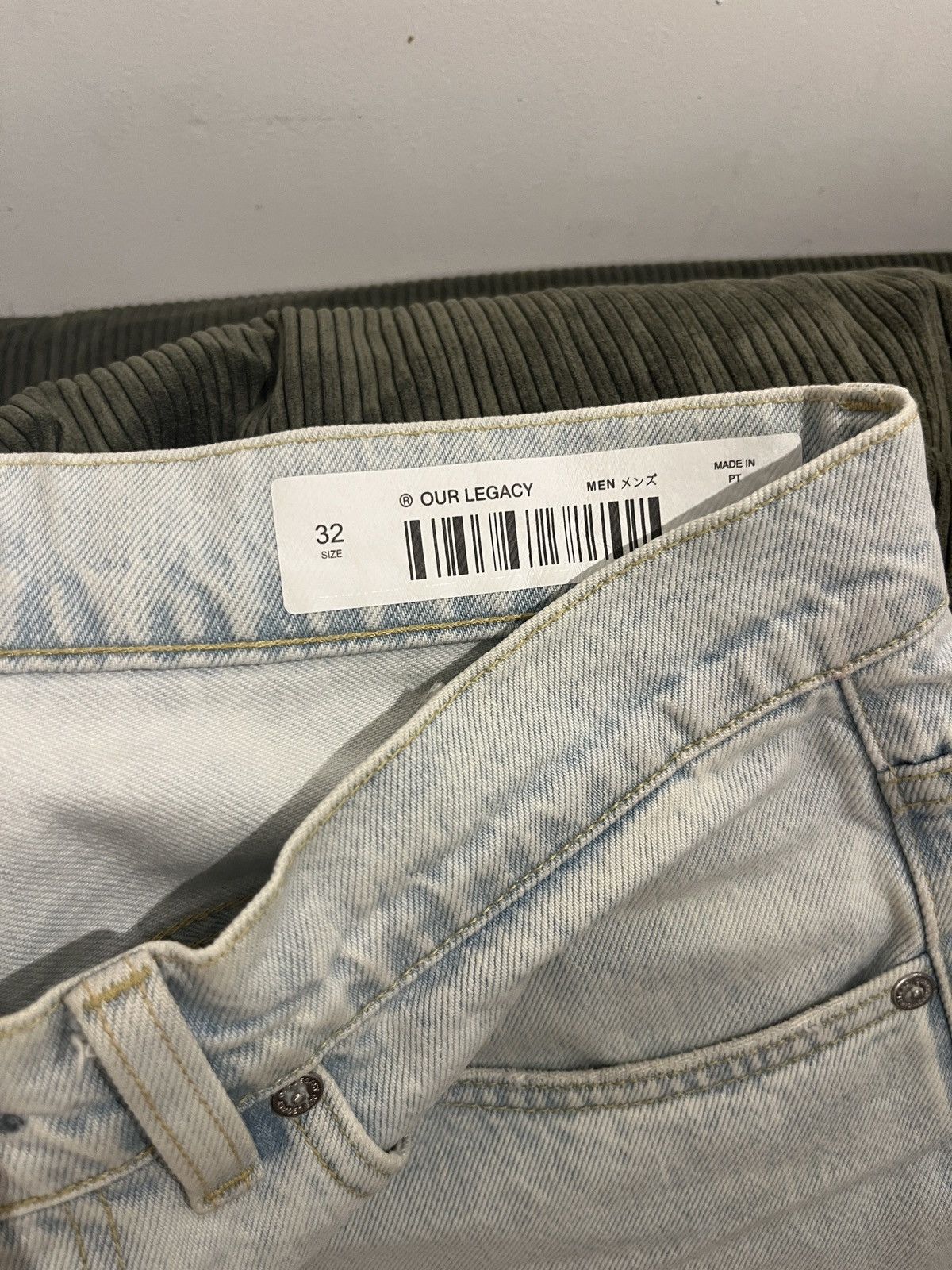 Our Legacy Our Legacy Extended Third Cut Denim 32 Size US 32 / EU 48 - 2 Thumbnail
