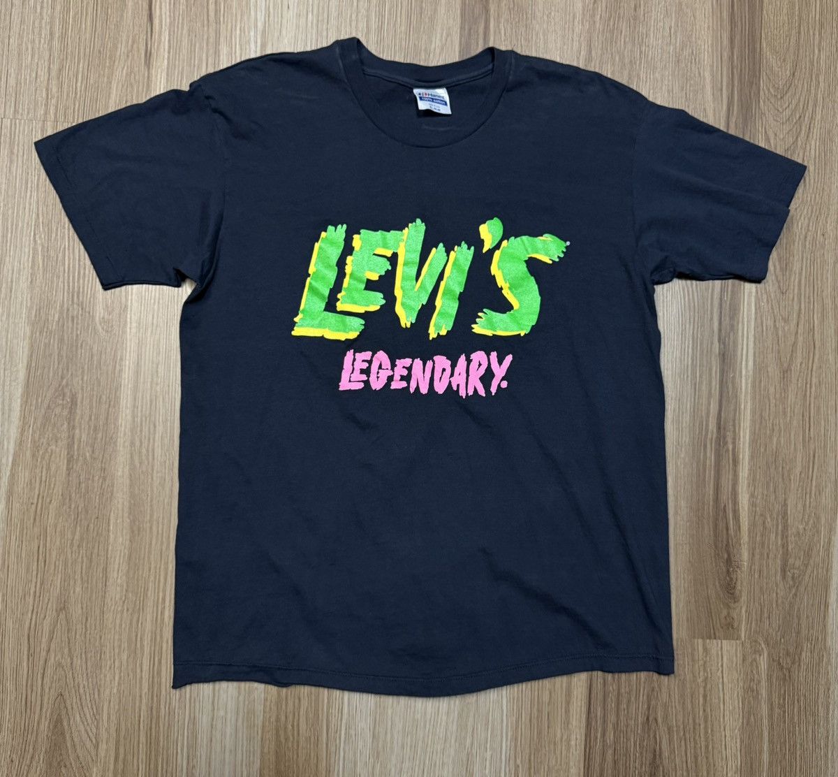 Levi's VTG 80s 90s Levis Legendary Graffiti Single Stitch Size US XL / EU 56 / 4 - 1 Thumbnail