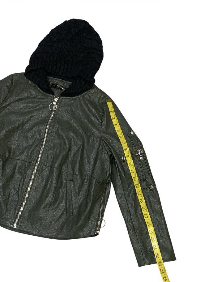 Japanese Brand Bobby Mall Mix Leather Jacket Size L / US 10 / IT 46 - 21 Thumbnail