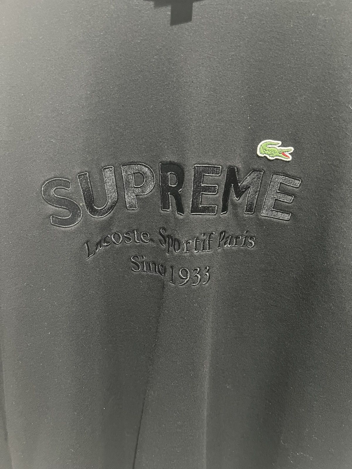Lacoste × Supreme Supreme Lacoste Crewneck Size US M / EU 48-50 / 2 - 2 Thumbnail