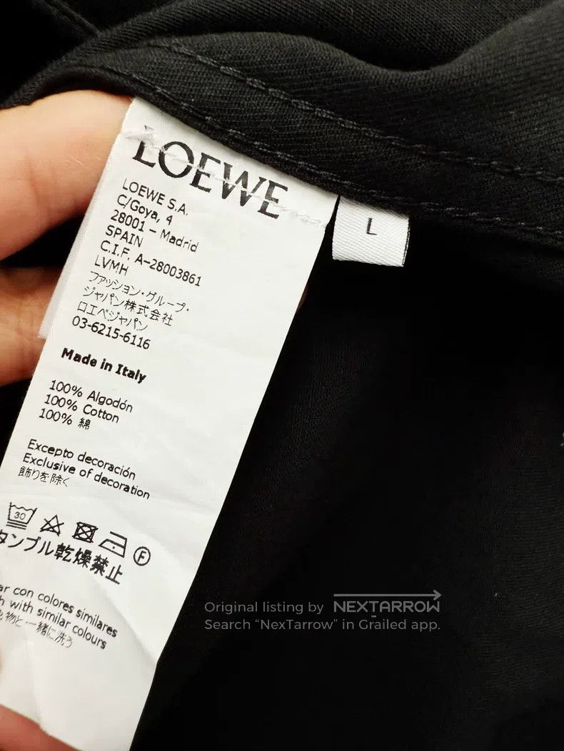 Loewe Loewe Black denim jacket Size L / US 10 / IT 46 - 5 Thumbnail