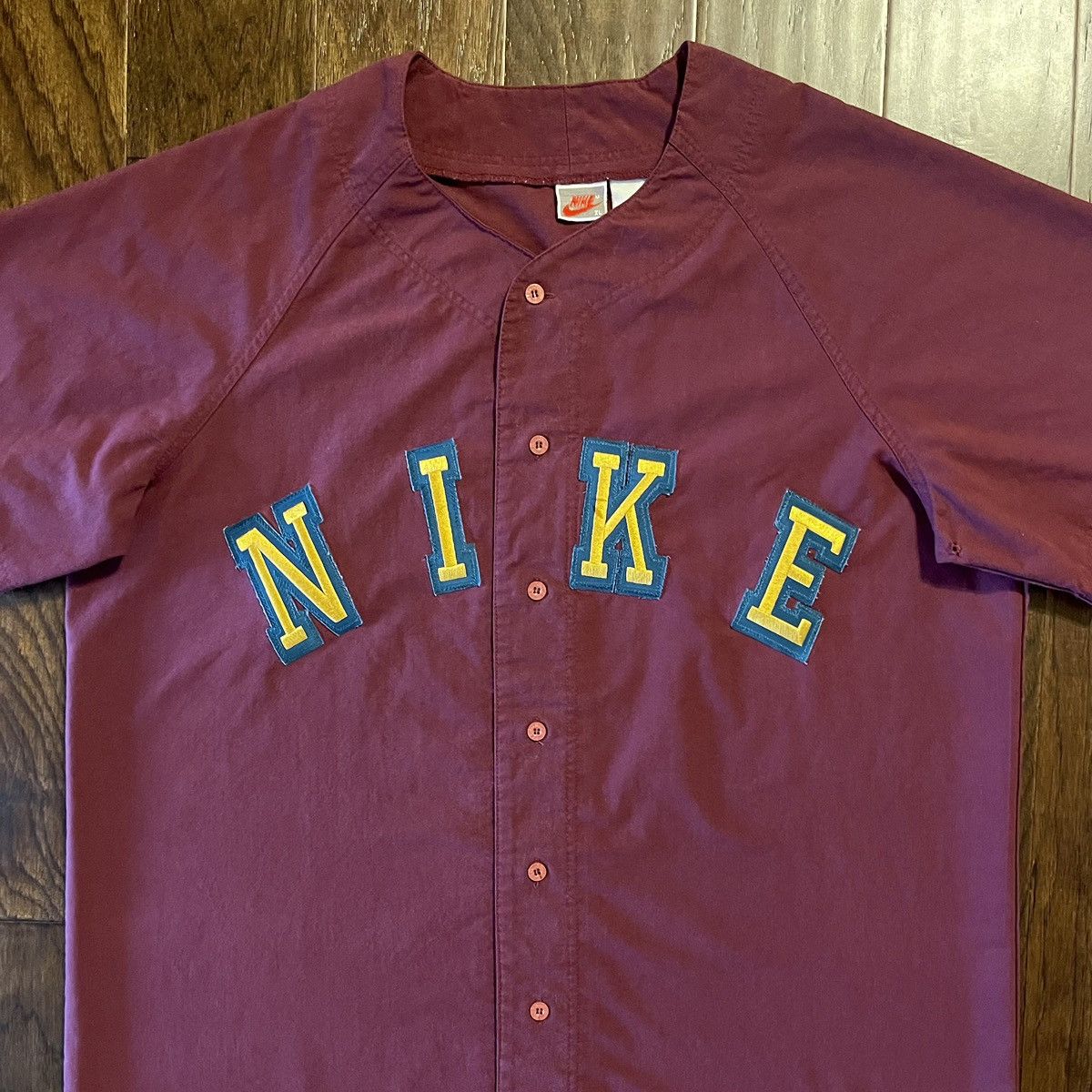 Vintage nike baseball jersey sales