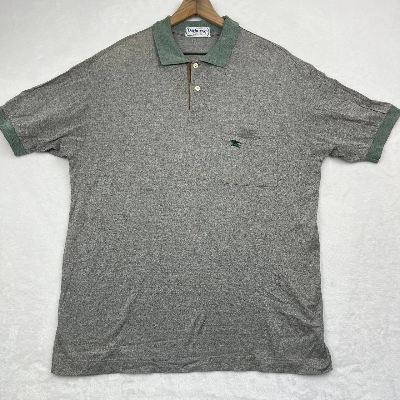 Burberry Vintage Burberrys Polo Shirt Men Large Pullover Cotton L Size US L / EU 52-54 / 3 - 1 Thumbnail