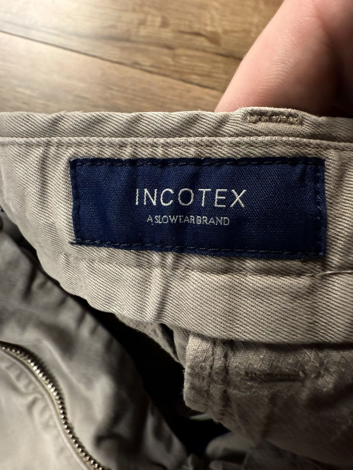 Incotex Incotex Comfort Chino Pants – IT50 / W34 Slim Fit Beige Size US 34 / EU 50 - 5 Thumbnail