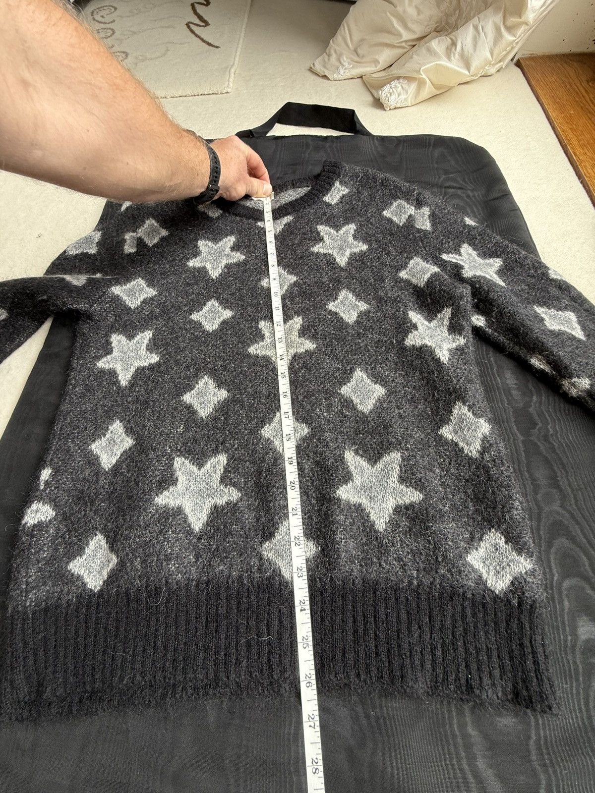 Saint Laurent Paris FW16 Saint Laurent Palladium star sweater Hedi Slimane grail Size US XL / EU 56 / 4 - 5 Thumbnail