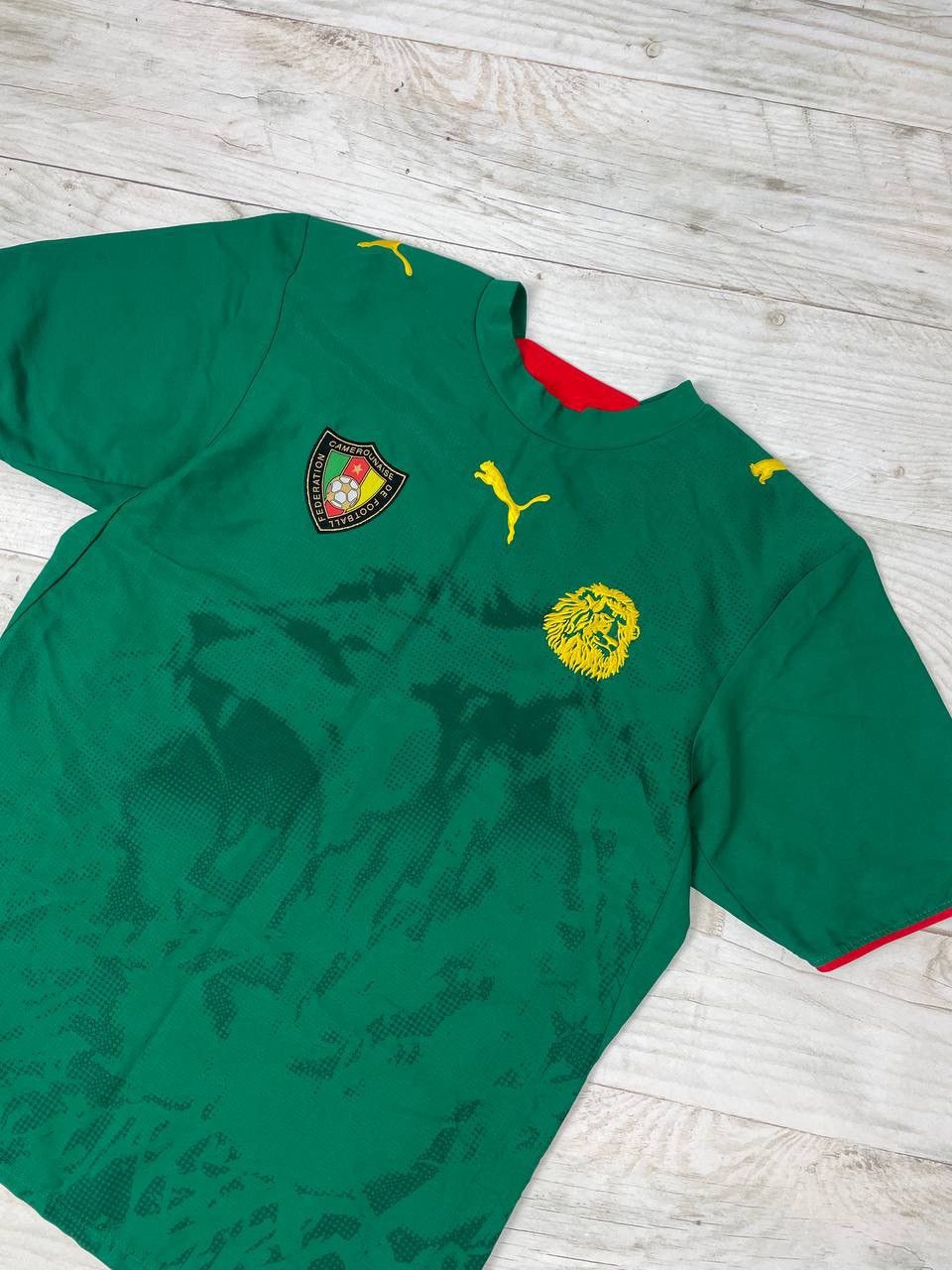 Puma Puma Cameroon 2006 2008 Home Football Shirt Soccer Jersey Size US S / EU 44-46 / 1 - 2 Thumbnail