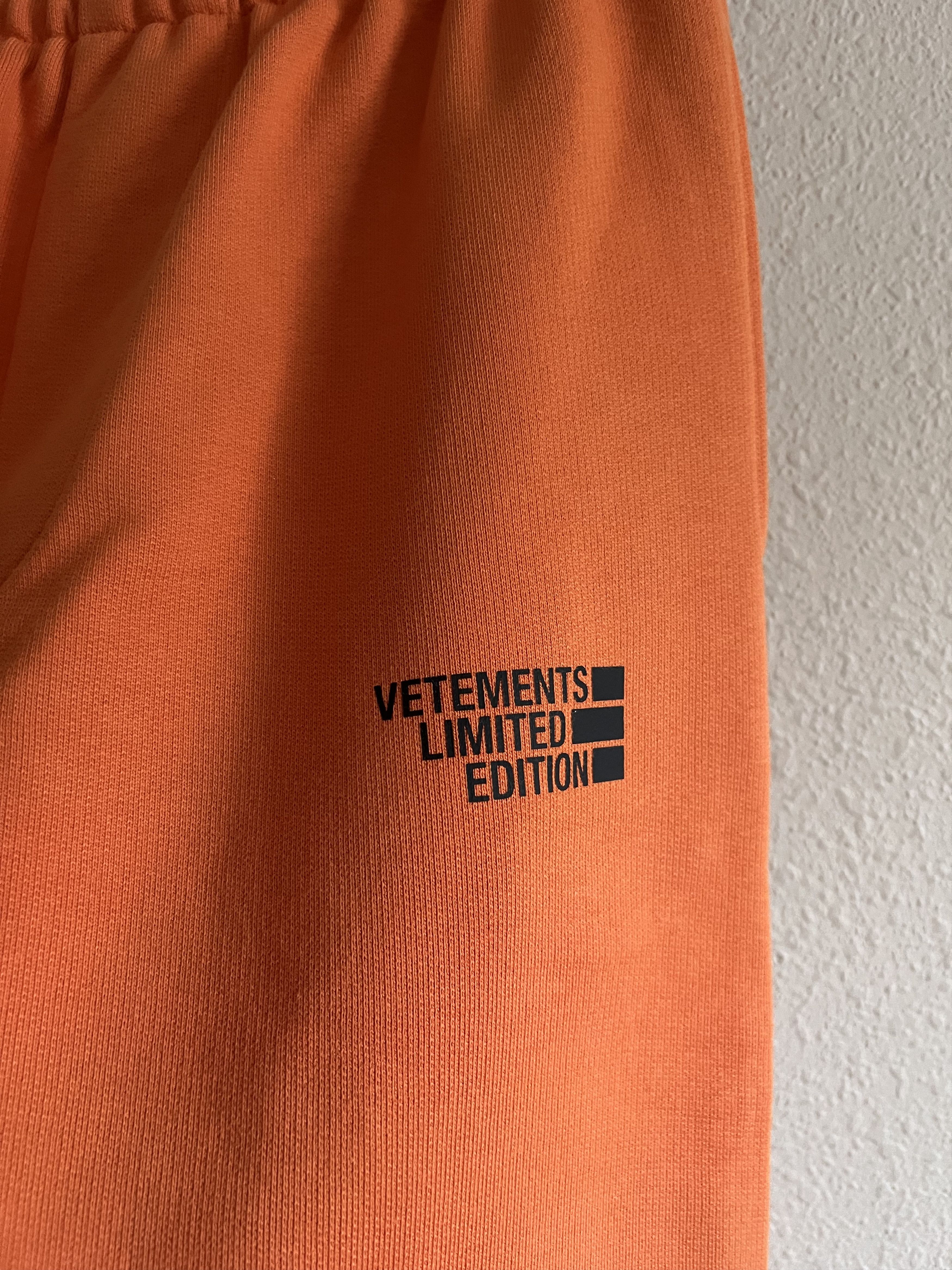 Vetements VETEMENTS Limited Edition Sweatpants in Orange Size US 29 - 4 Thumbnail