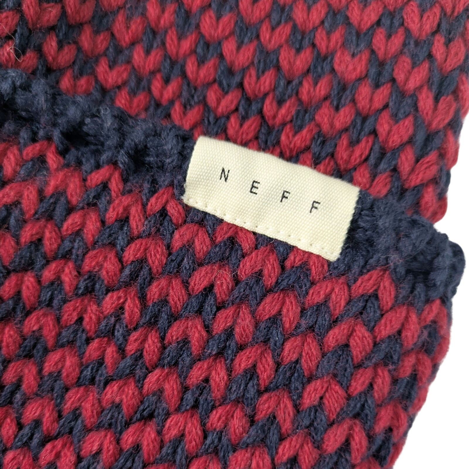 NEFF NWT NEFF Women's Carrie Textured Diamond Knit Beanie Hat Size ONE SIZE - 3 Thumbnail