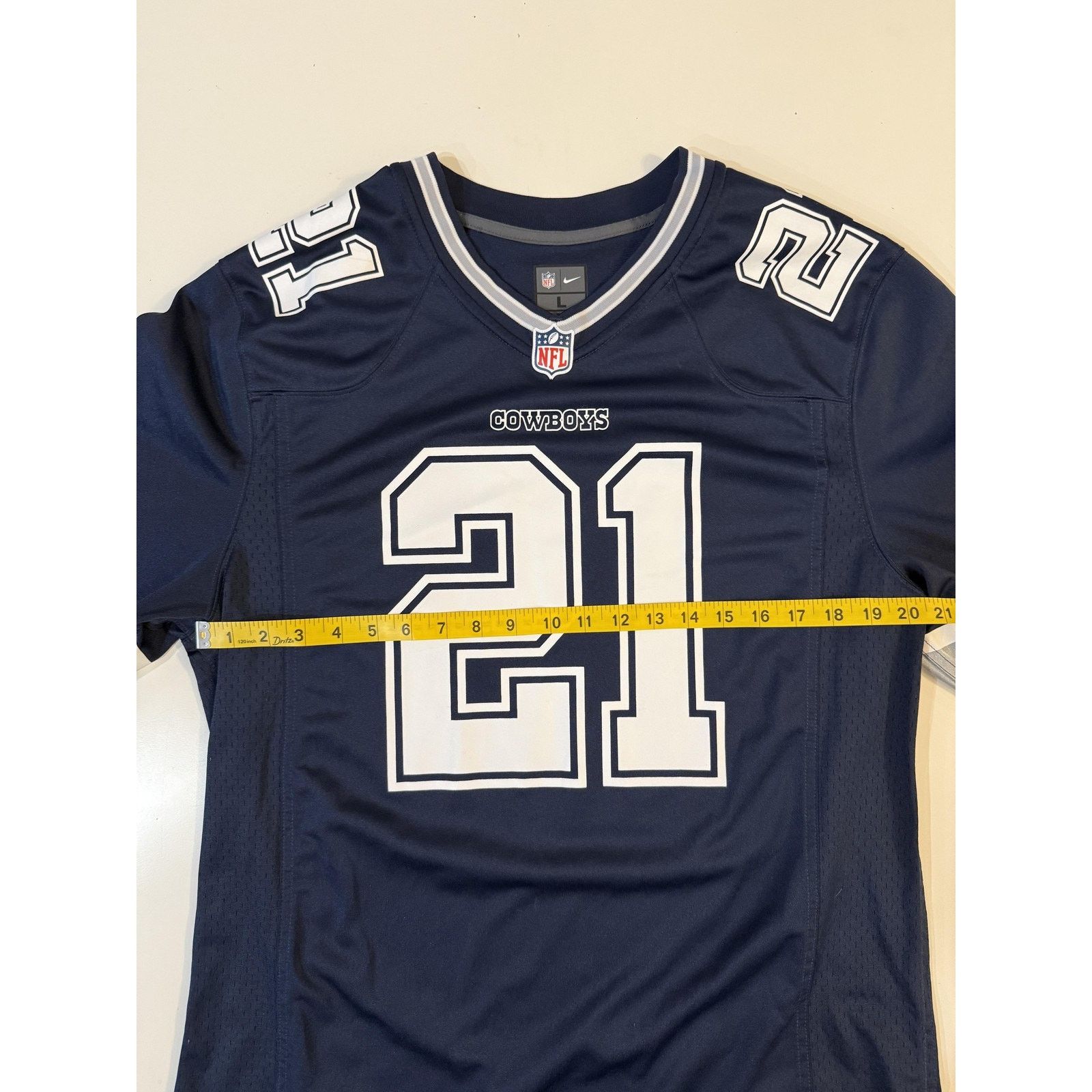 Nike Dallas Cowboys Football Jersey Mens LG NFL Ezekiel Elliott Size US L / EU 52-54 / 3 - 6 Thumbnail