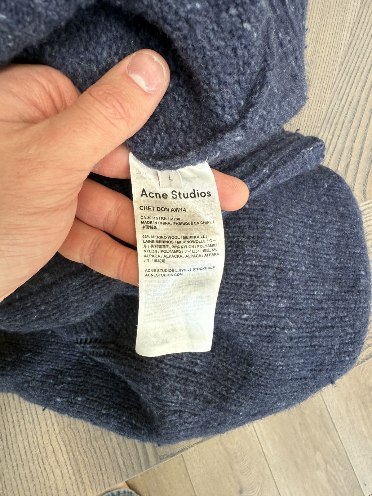 Acne Studios Acne Studios Chet Don AW14 Size US M / EU 48-50 / 2 - 4 Thumbnail