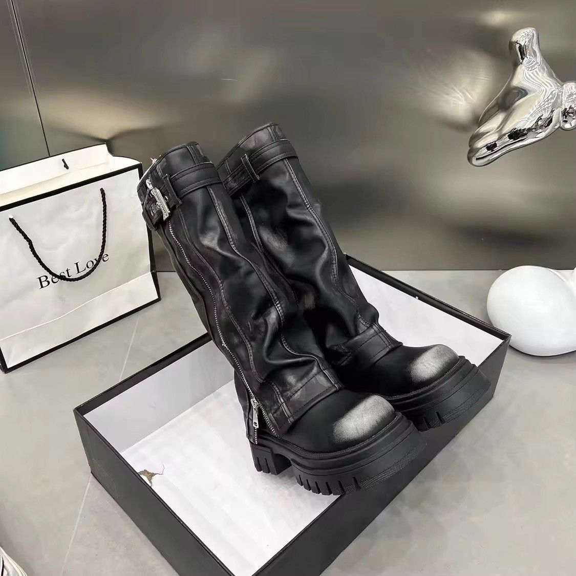 Other Streetwear Retro Vintage Punk Casual Boots Size US 8.5 / IT 38.5 - 7 Thumbnail