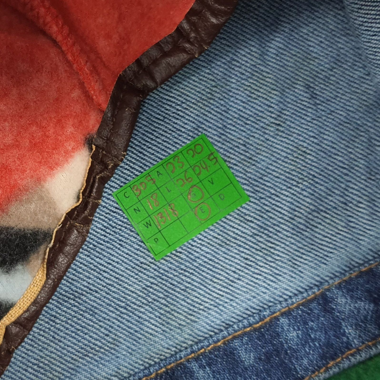 Vintage Vintage Bobson Denim Core Blanket Lined Native Tribal Size US L / EU 52-54 / 3 - 10 Thumbnail