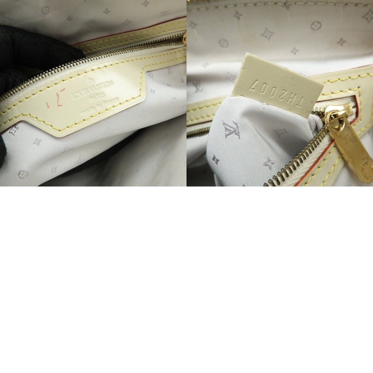 Louis Vuitton Louis Vuitton Suhali Lock It PM Goatskin Satchel Cream Size ONE SIZE - 8 Thumbnail