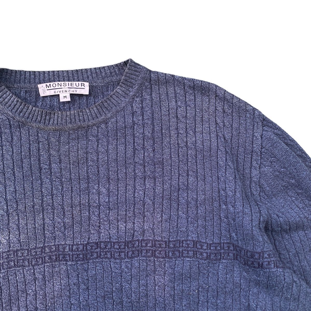 Givenchy Vintage GIvenchy Monogram Sweatshirt Size US L / EU 52-54 / 3 - 2 Thumbnail