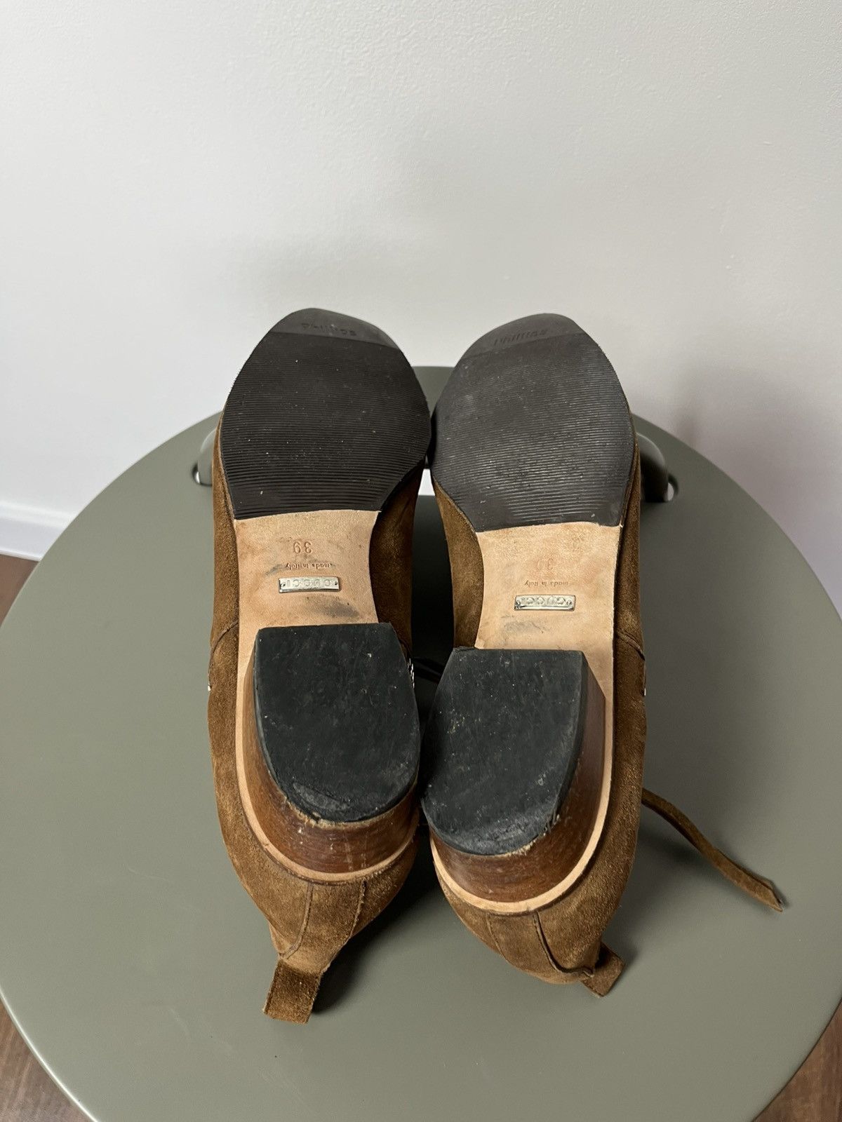 Gucci Gucci Suede Side-Zip Ankle Boots 39 EU / 8 US Made in Italy Size US 8 / IT 38 - 14 Thumbnail