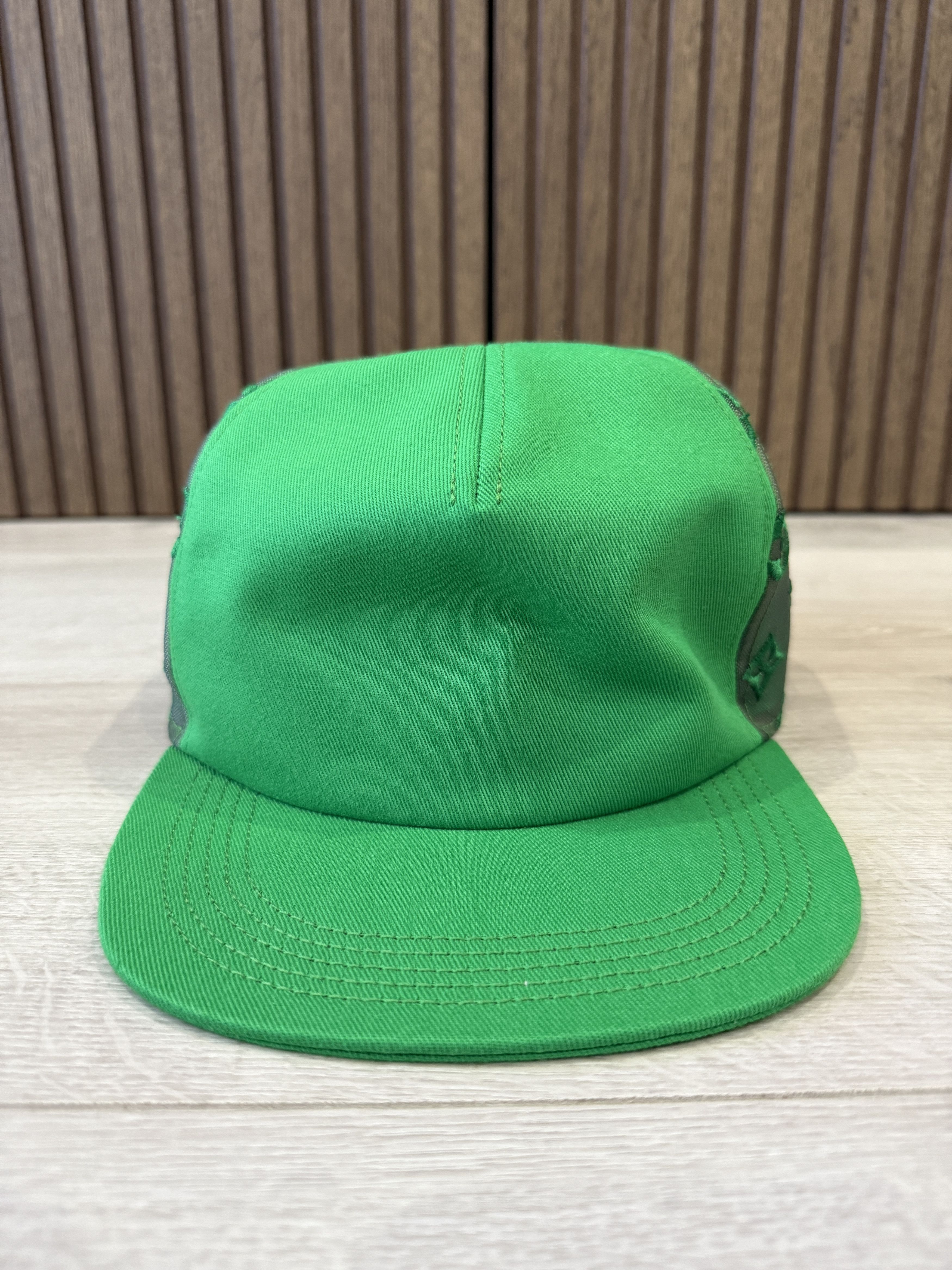 Louis Vuitton Louis Vuitton LV Embroidered Mesh Cap 58 Green Size ONE SIZE - 2 Thumbnail