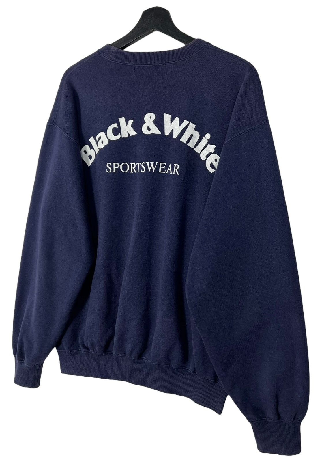 Japanese Brand × Vintage Vintage Black & White Sportwear Sweatshirt Size US M / EU 48-50 / 2 - 5 Thumbnail