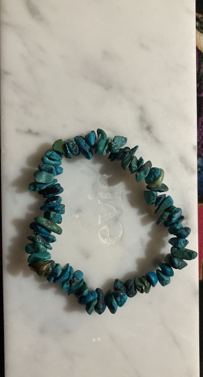 Other Blue Howlite chip beaded bracelet Size ONE SIZE - 1 Preview