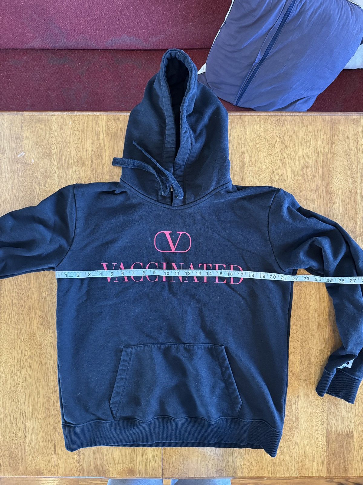 Valentino VACCINATED Hoodie Size US M / EU 48-50 / 2 - 5 Thumbnail