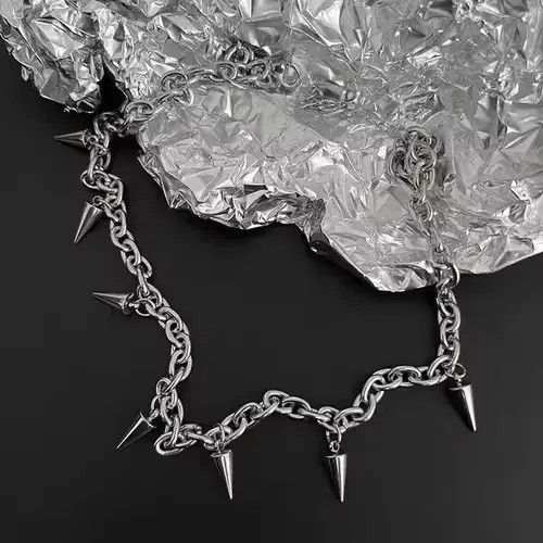 Jewelry Matsuzaka x Moe Spiked Chain Link Necklace Size ONE SIZE - 4 Thumbnail