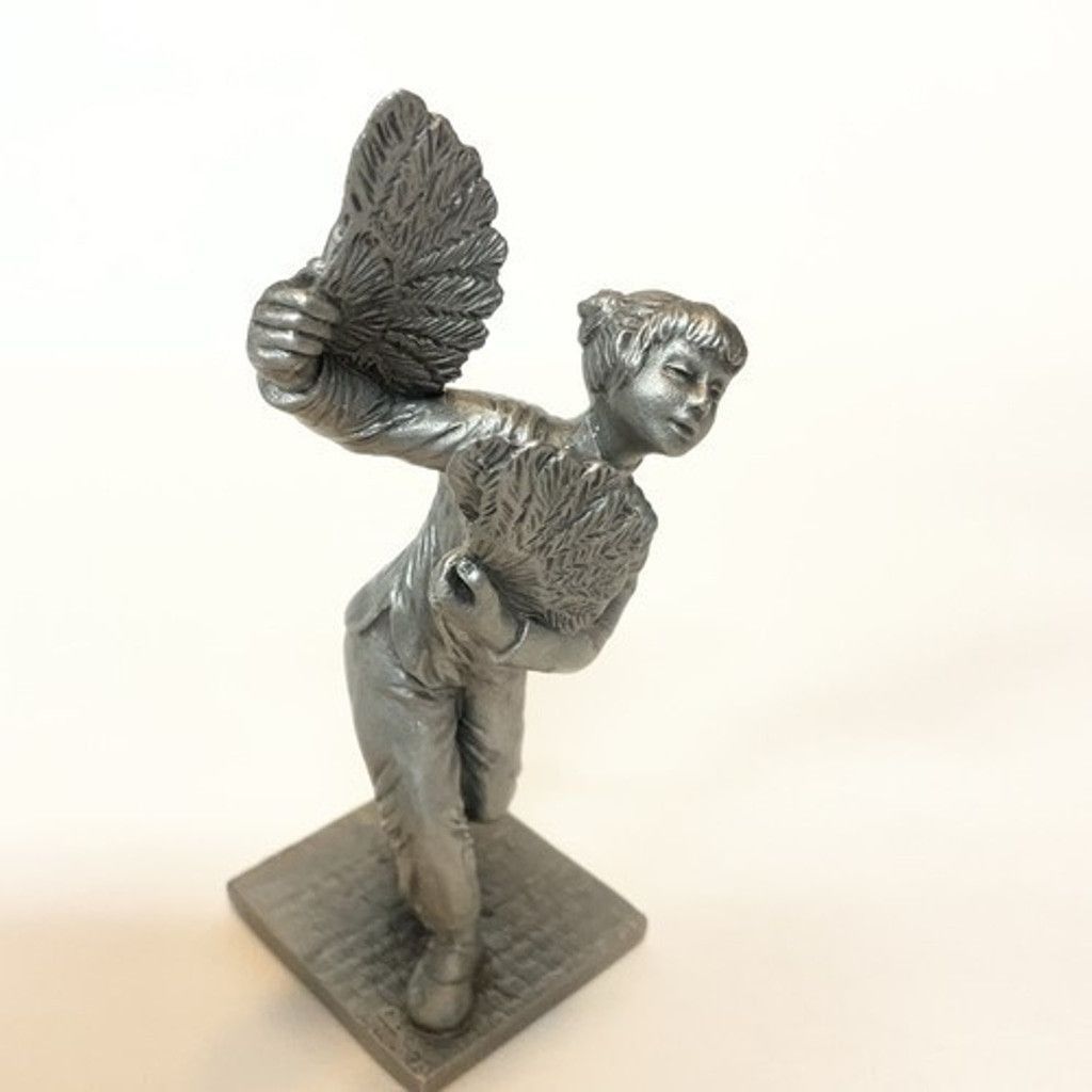Other Royal Selangor Pewter Chinese Fan Dancer Figure 3 3/4" Tall Size ONE SIZE - 9 Thumbnail