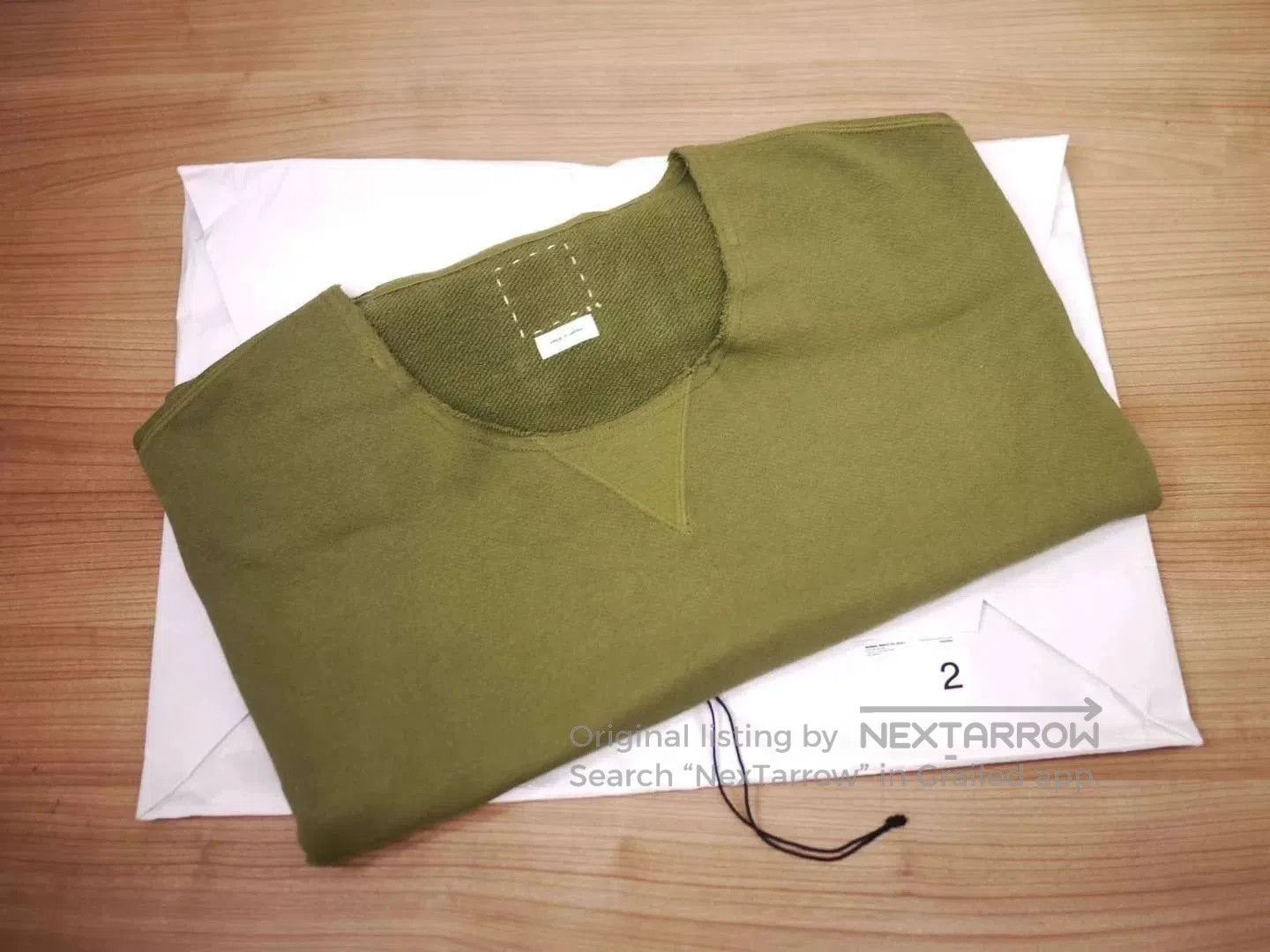 Visvim visvim mondo sweat in olive green. Size US S / EU 44-46 / 1 - 7 Thumbnail