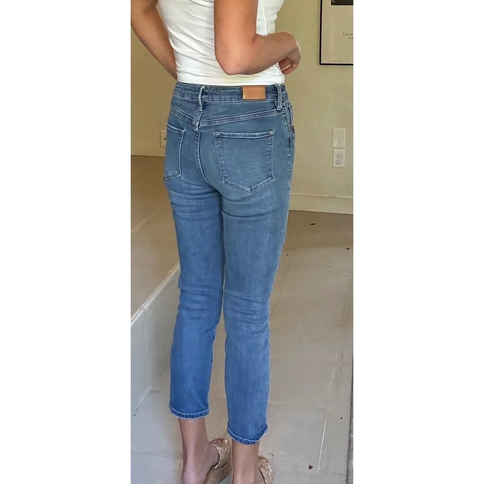 Other Dear John Blaire Straight Mid Rise Jeans Medium Wash Size 28 Size 28" / US 6 / IT 42 - 2 Thumbnail