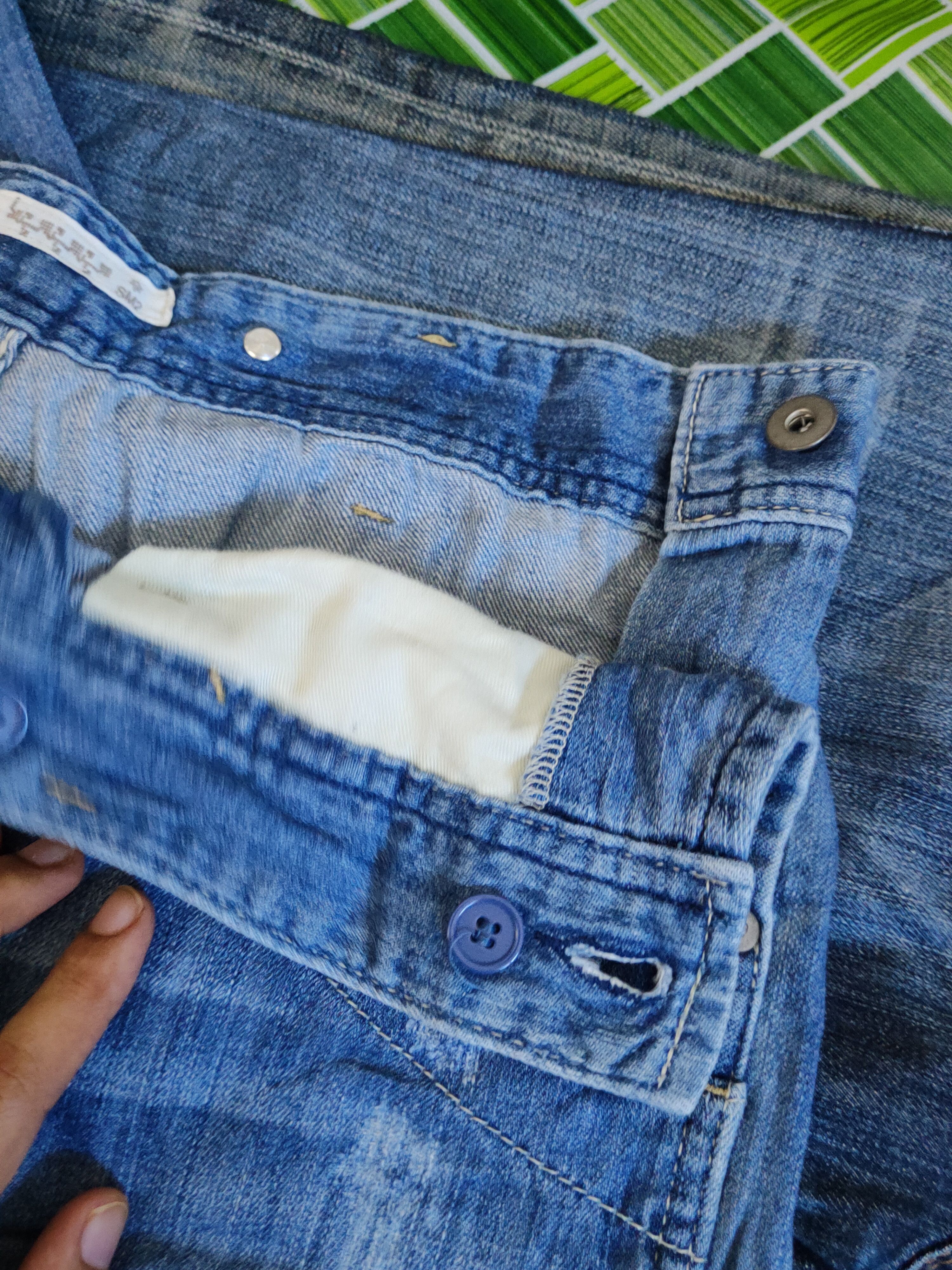 Japanese Brand Japanese Brand Blue Distressed Ripped Jeans #S1807 Size 30" / US 8 / IT 44 - 13 Thumbnail