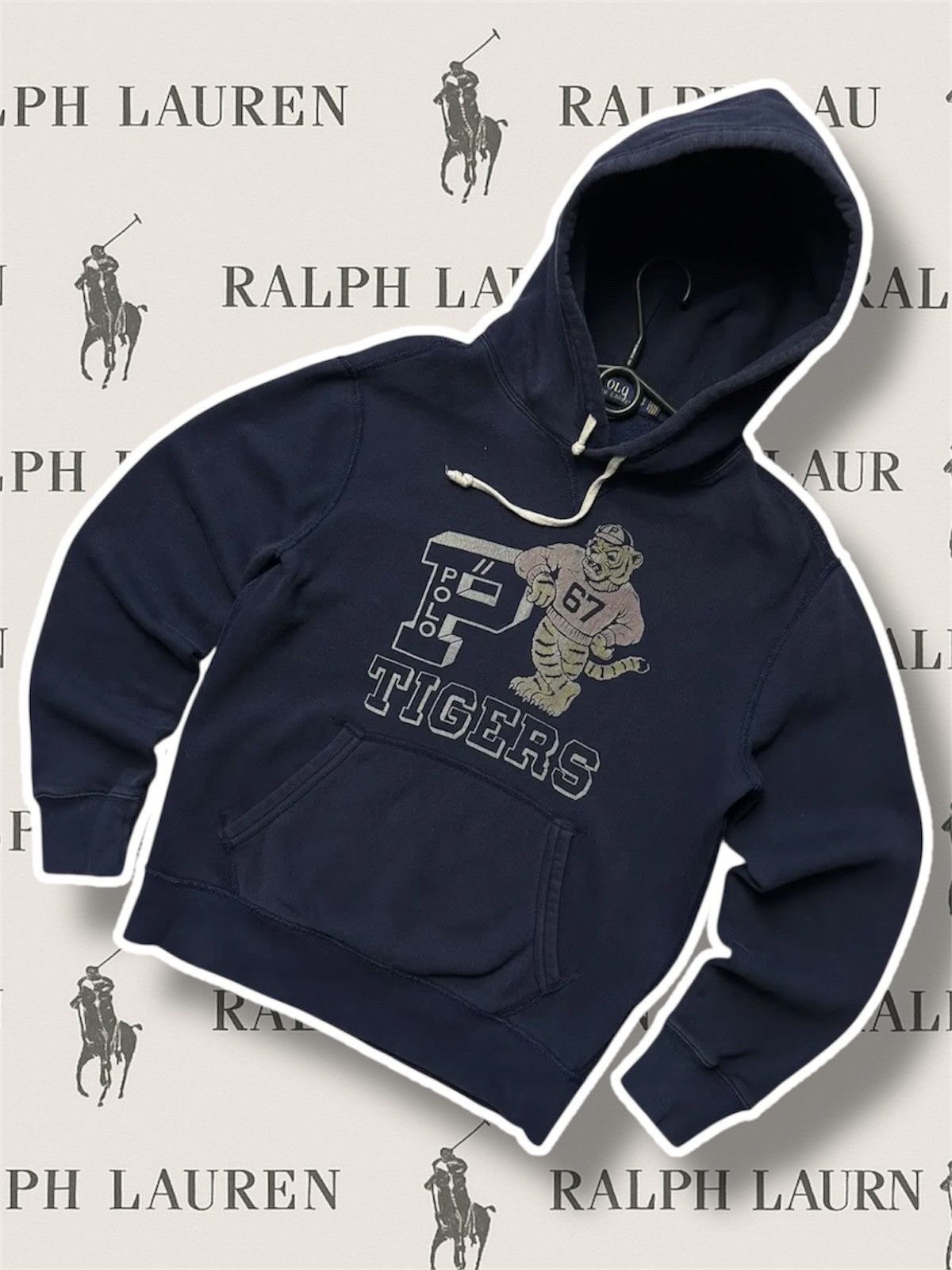 Polo Ralph Lauren Vintage polo Ralph Lauren Tigers hoodie rare logo size S Size US S / EU 44-46 / 1 - 1 Thumbnail