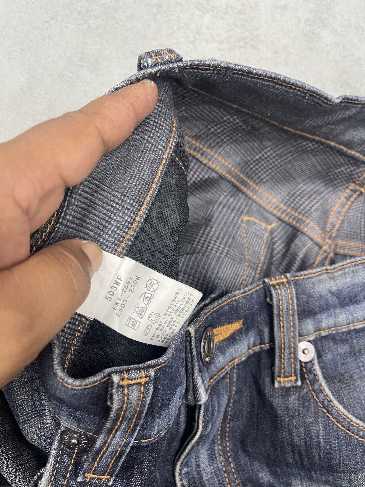 Edwin × Japanese Brand STEALS🔥EDWIN WILD FIRE 503 DENIM Size US 32 / EU 48 - 13 Thumbnail