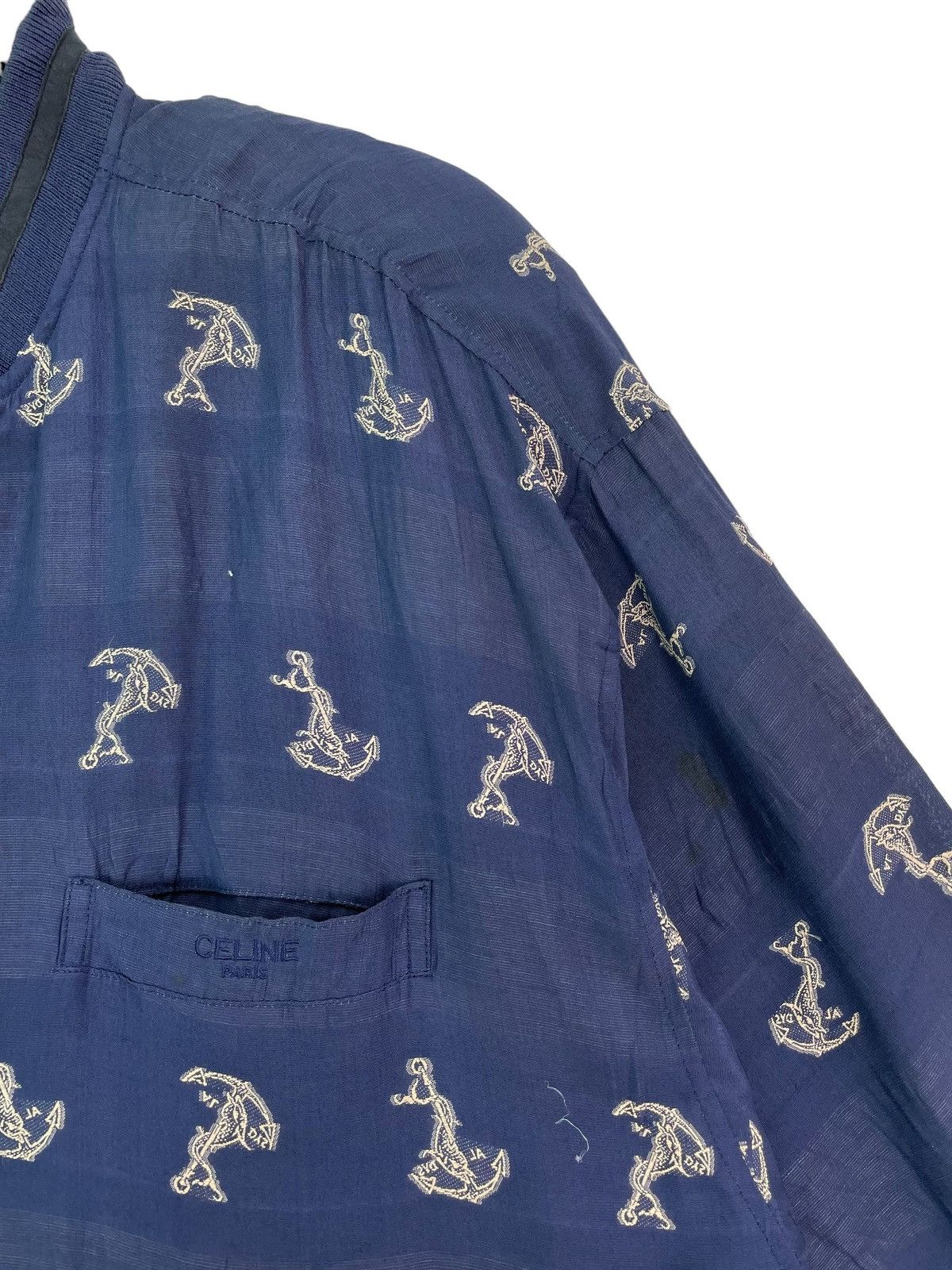Celine × Vintage Vtg rare CELINE sails all overprinted bomber jacket Size XL / US 12-14 / IT 48-50 - 2 Thumbnail