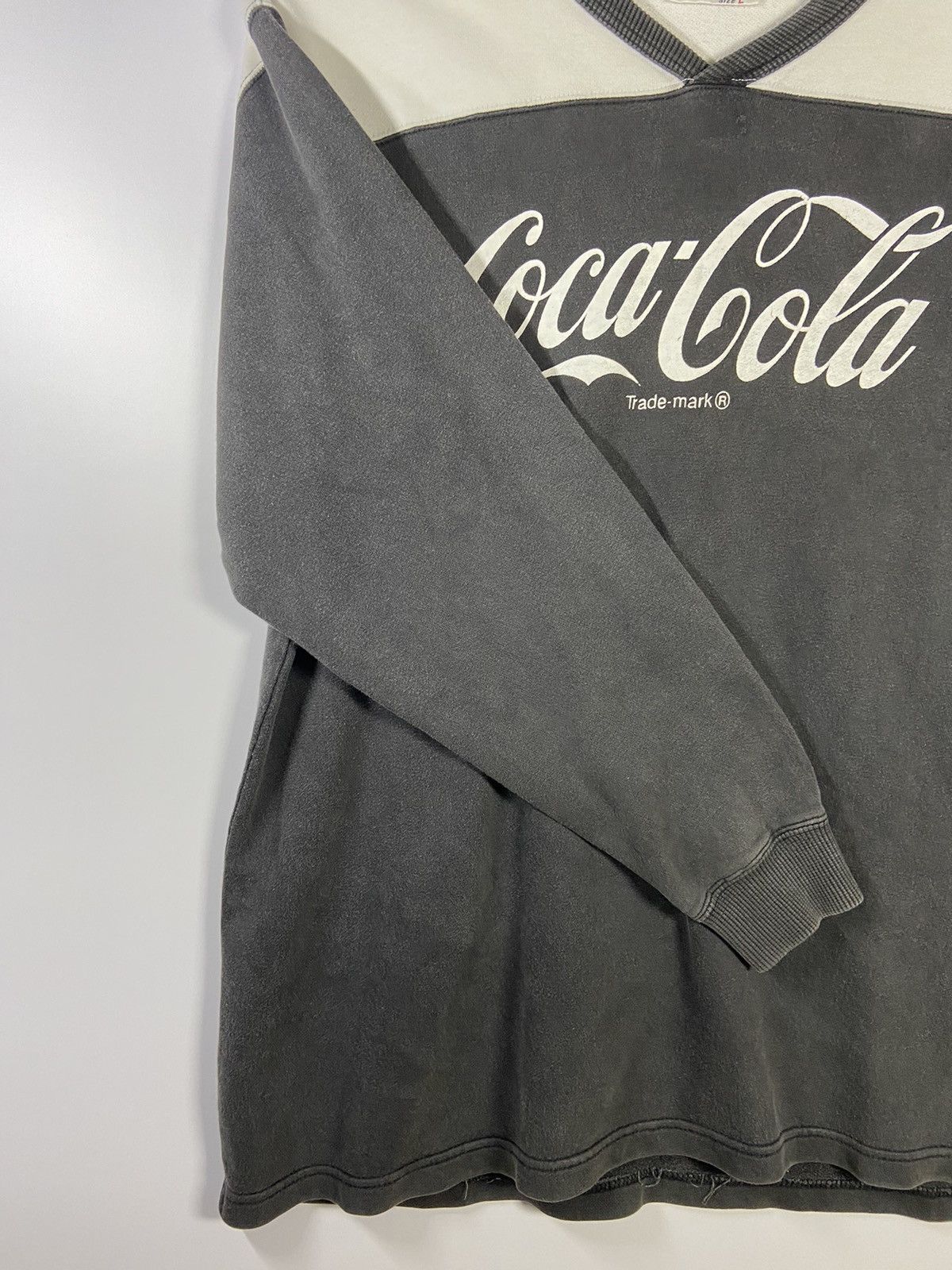 Coca Cola COCA-COLA 1994 VINTAGE BLACK WHITE SWEATSHIRT Size US L / EU 52-54 / 3 - 9 Thumbnail