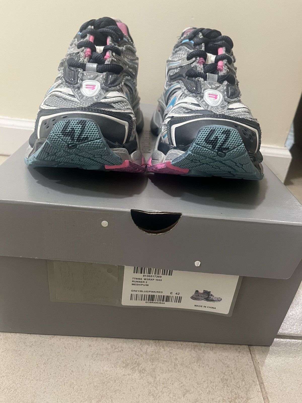 Balenciaga Balenciaga Runner Sz 42(9us) Size US 9 / EU 42 - 3 Thumbnail