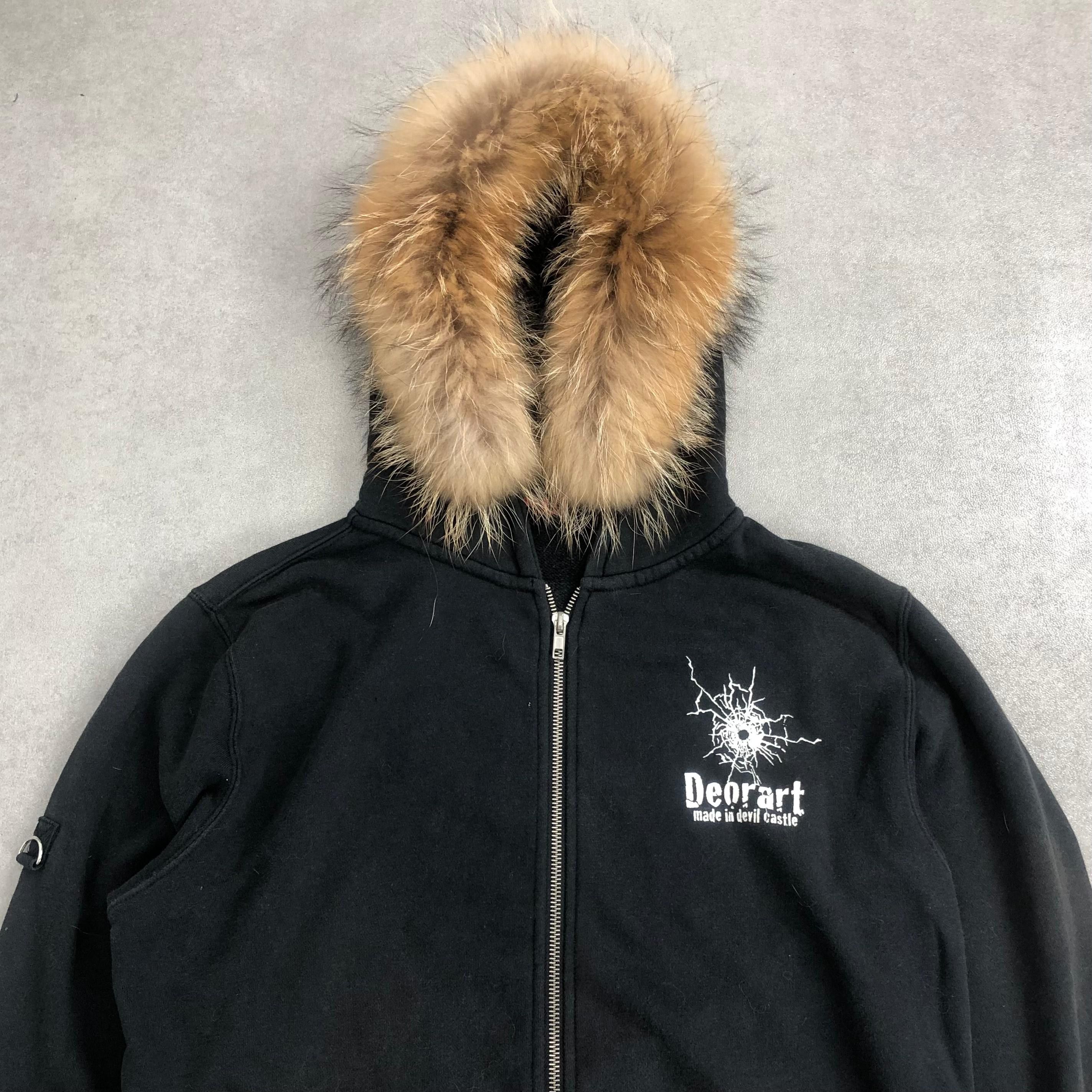 Japanese Brand 2000s Deorart Dead Alive Fur Zip Hoodie Ifsix Kmrii Style Size US L / EU 52-54 / 3 - 3 Thumbnail