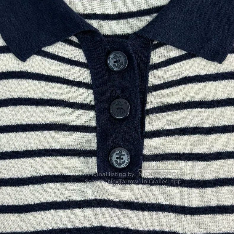 Dior Dior Dark blue and white striped five-pointed star logo sh Size M / US 6-8 / IT 42-44 - 7 Thumbnail