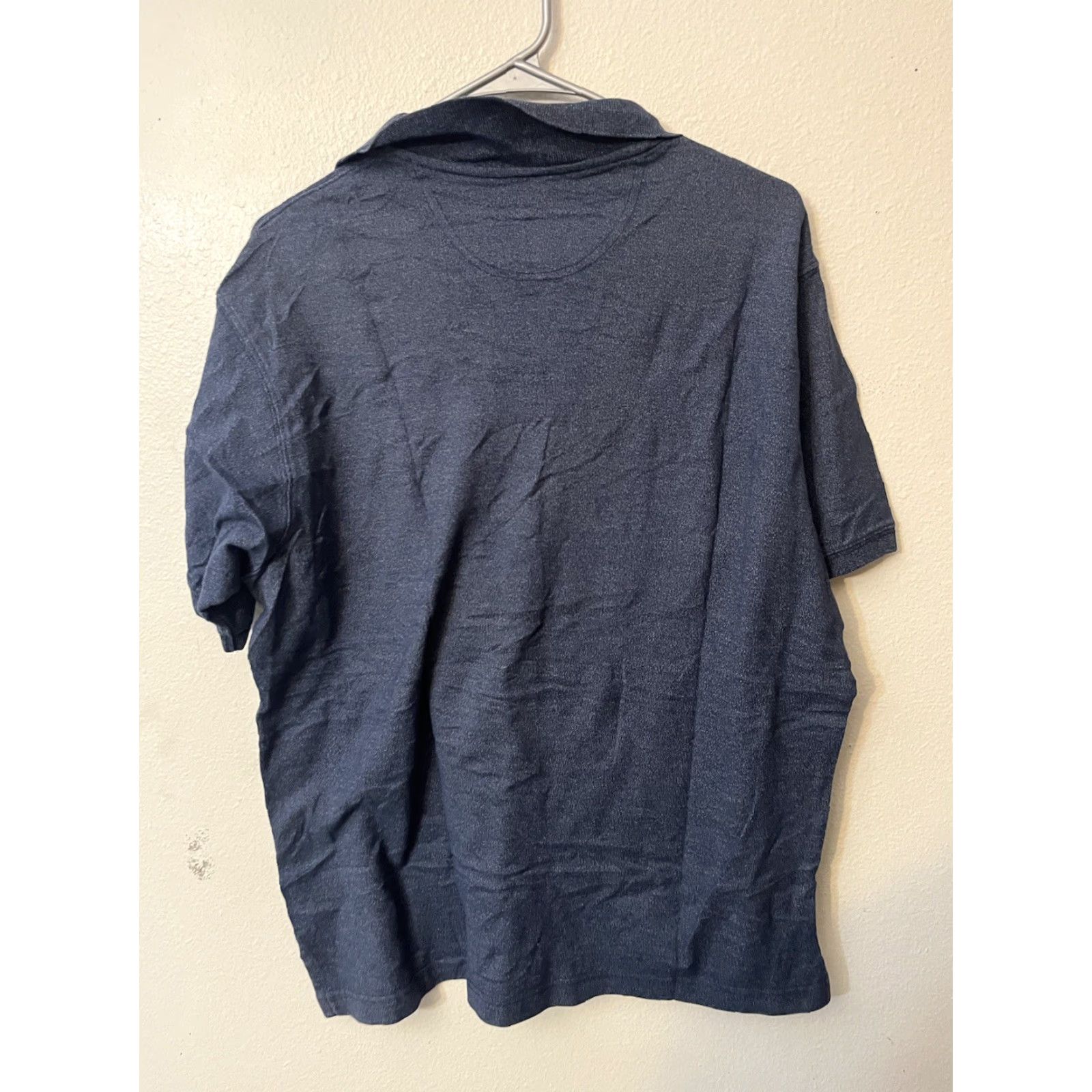 Dockers DOCKERS Polo Shirt Men L Blue Cotton Polyester Blend Solid Short Sleeve T Shirt category: Shirt Size US L / EU 52-54 / 3 - 3 Thumbnail