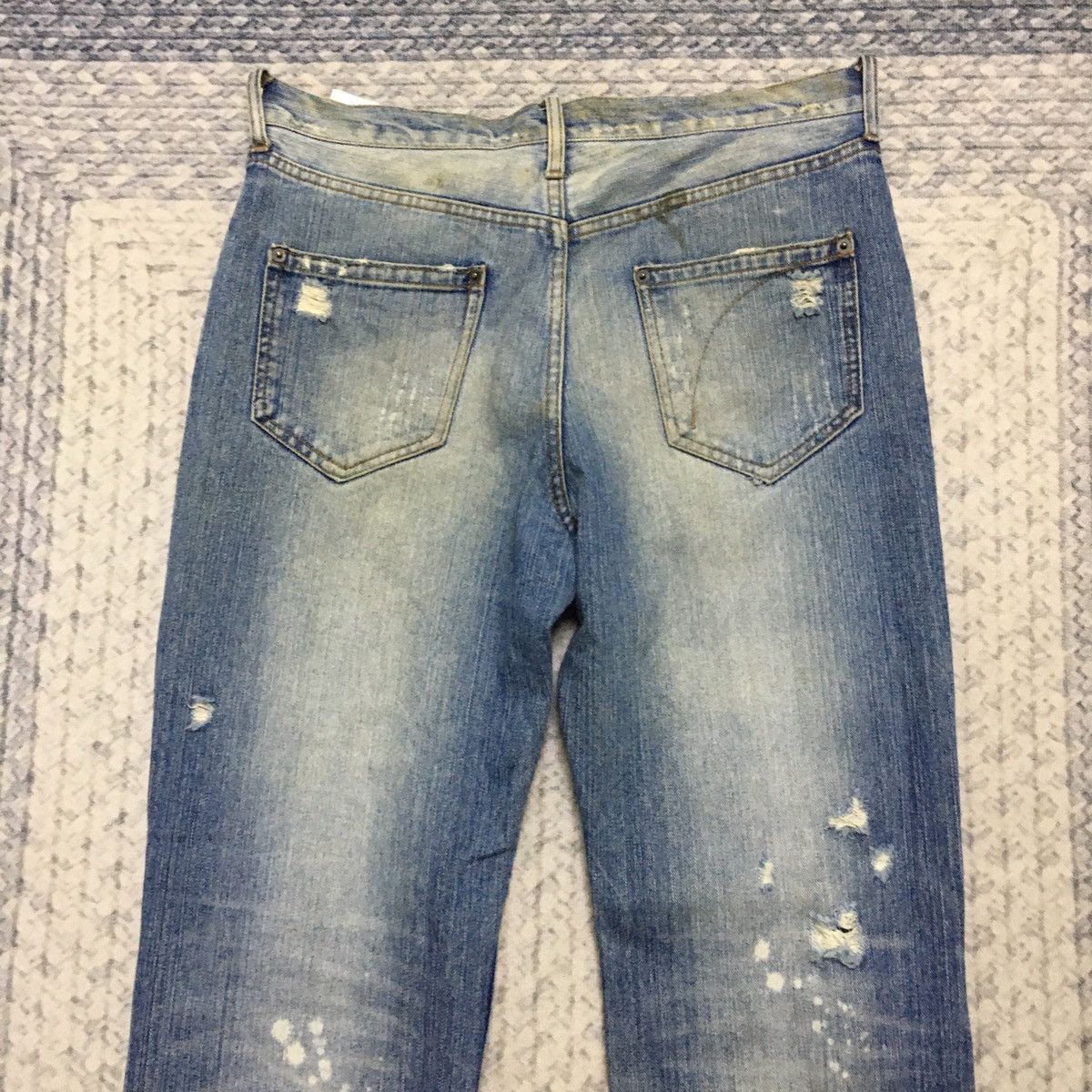 Japanese Brand Dirty & Distress Japanese Brand Punk Rock Denim Size US 31 - 9 Thumbnail