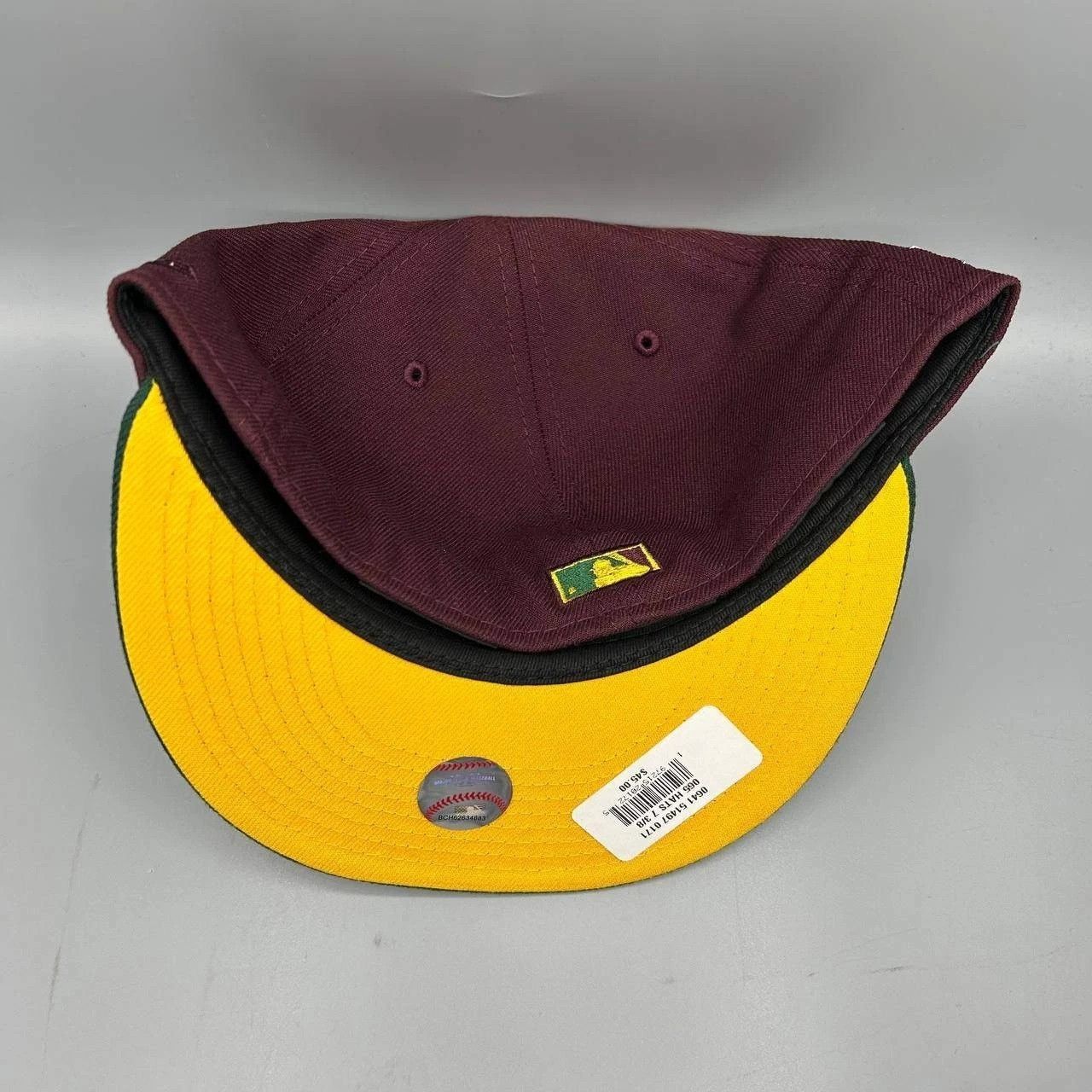 New Era Seattle Mariners Hat Men 7 3/8 Red Green MLB Fitted Cap New Size ONE SIZE - 4 Thumbnail