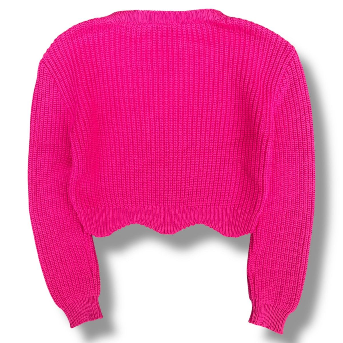 Dior Christian Dior Wool Chunky Knit Cropped Sweater Pullover Size S / US 4 / IT 40 - 8 Thumbnail