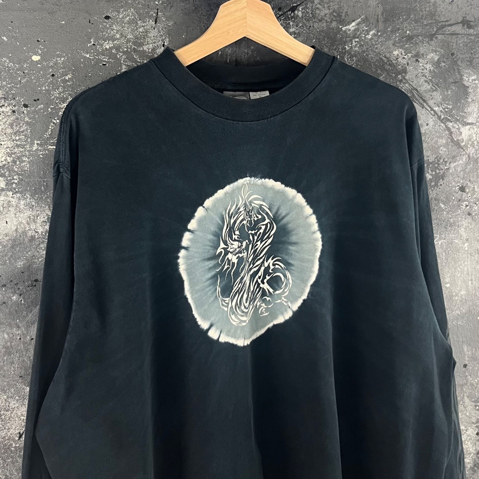 Vintage Vintage Y2K Dragon grunge shirt Size US XL / EU 56 / 4 - 2 Thumbnail
