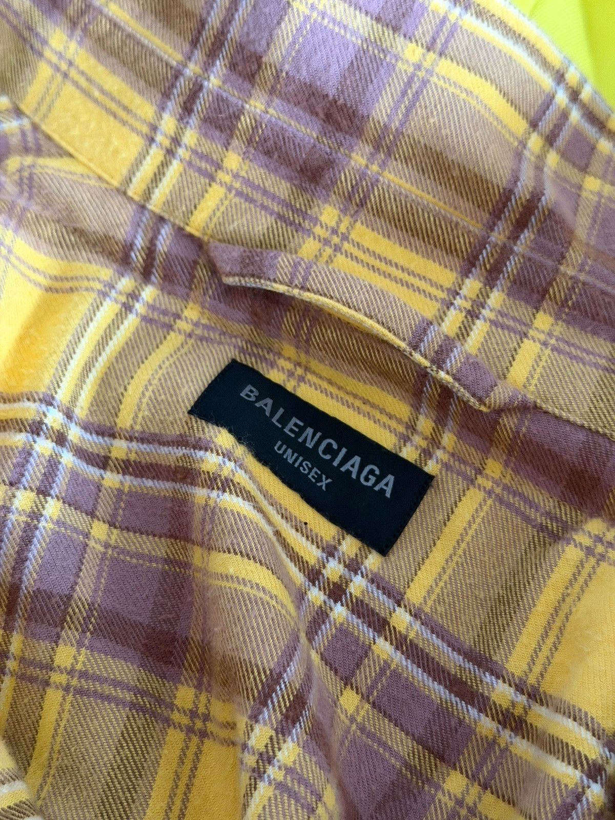 Balenciaga *RARE* BALENCIAGA DEMNA UNITY LAYERED HOODIE YELLOW Size US M / EU 48-50 / 2 - 25 Thumbnail