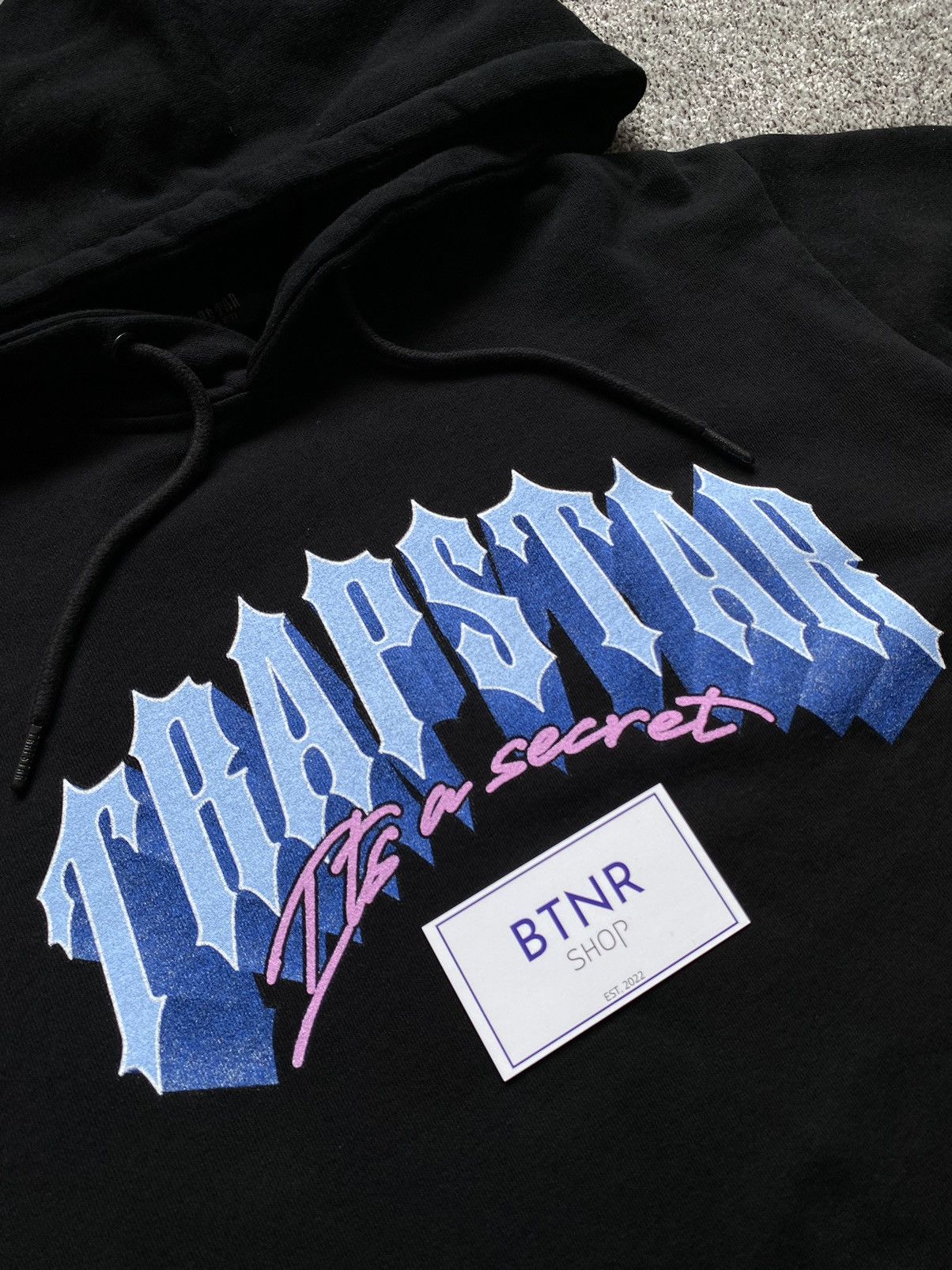 Trapstar Trap City Blue Pink Sweatshirt Hoodie UK Drill Sweatshirts Hoodies