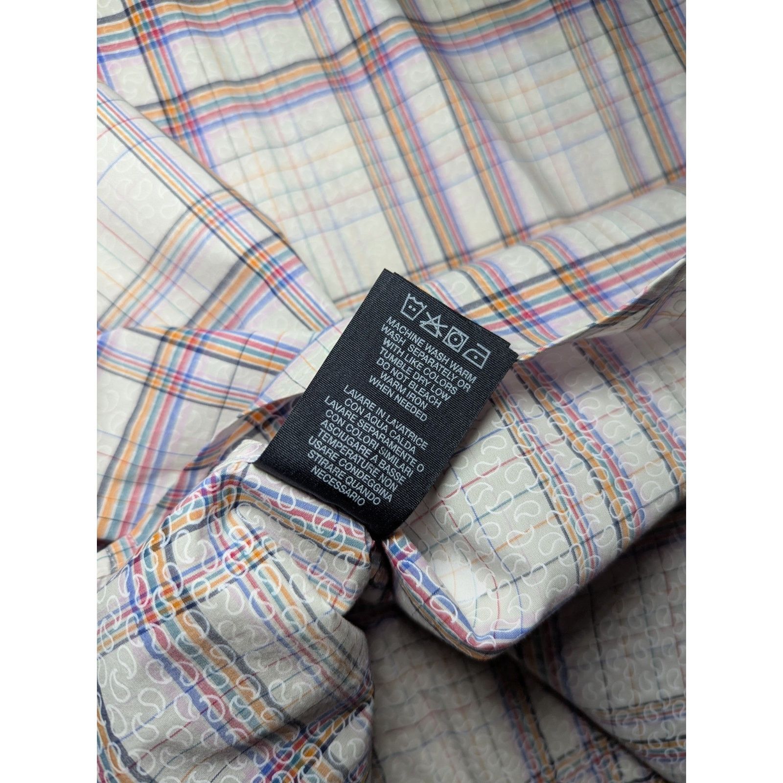 Robert Graham Robert Graham Men's Large X Collection Plaid Button Shirt Size US L / EU 52-54 / 3 - 12 Thumbnail