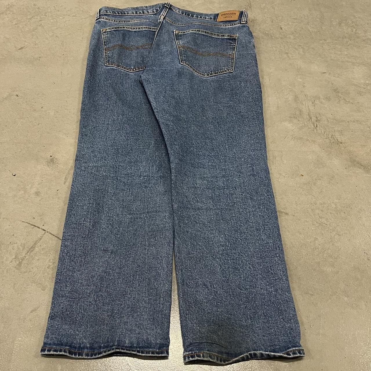 Vintage Vintage Y2K/2000s Baggy Grunge Dark wash Essential Denim Jeans! Size US 36 / EU 52 - 6 Thumbnail