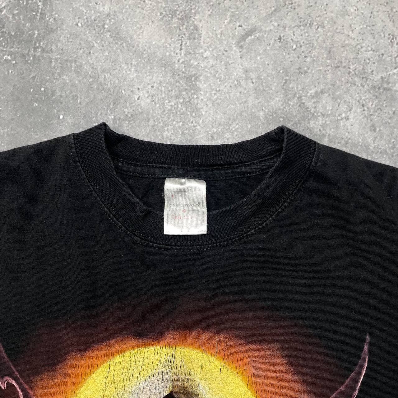 Band Tees Hammerfall 'Hammer Of Dawn' Promo Album T Shirt Faded Black Size US L / EU 52-54 / 3 - 6 Thumbnail