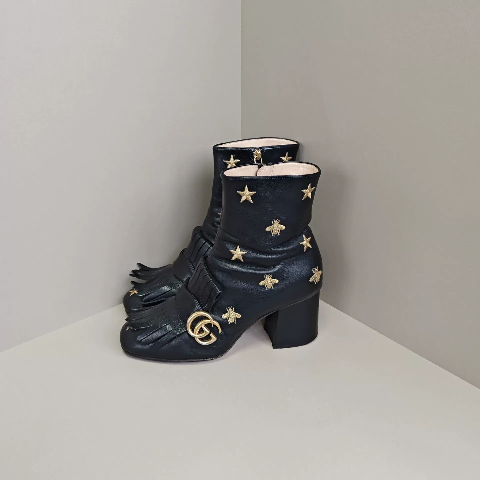 Gucci Gucci Embroidered Boots us_8 Women Size US 8 / IT 38 - 1 Thumbnail