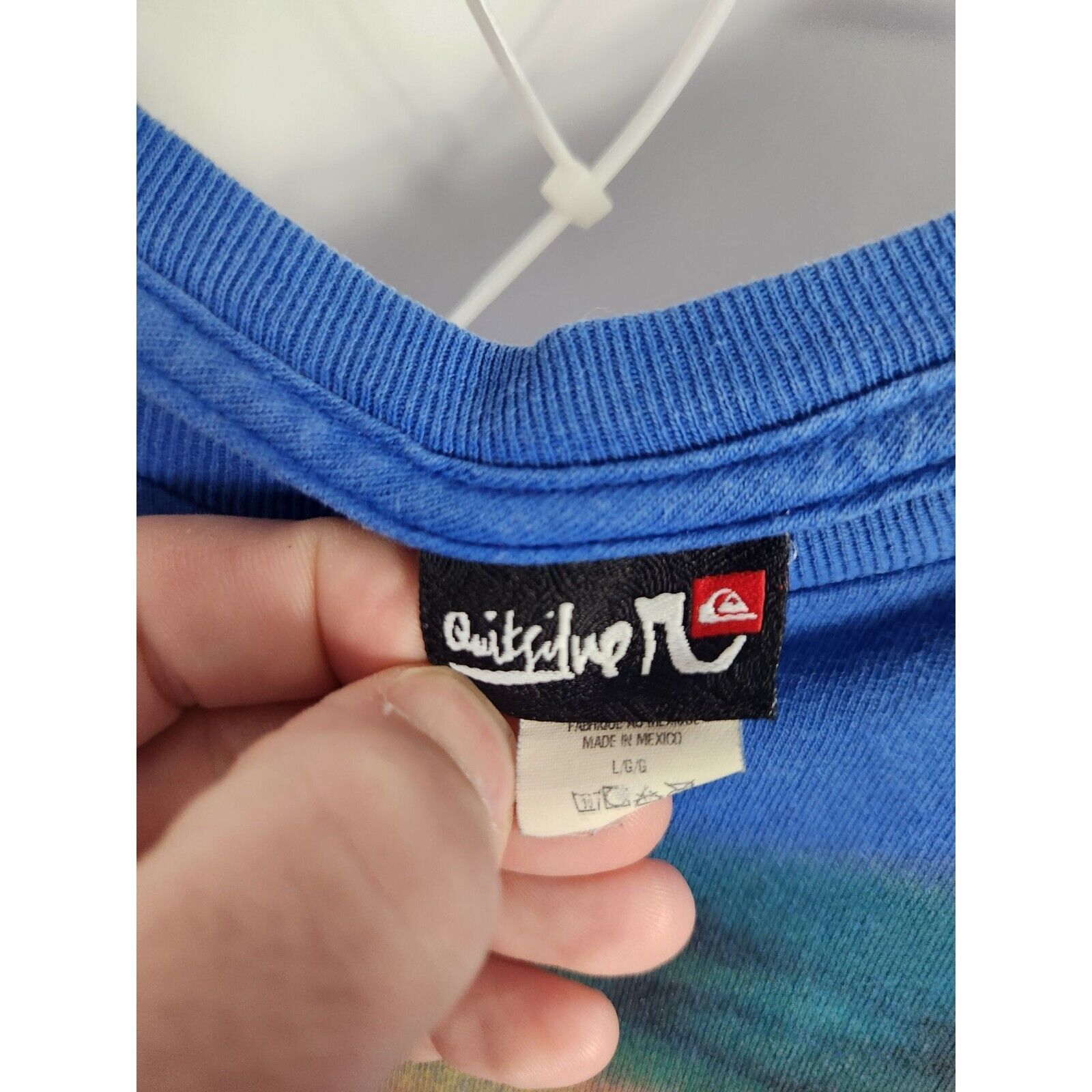 Quiksilver Vintage 90s Quiksilver T men's large Size US L / EU 52-54 / 3 - 3 Thumbnail